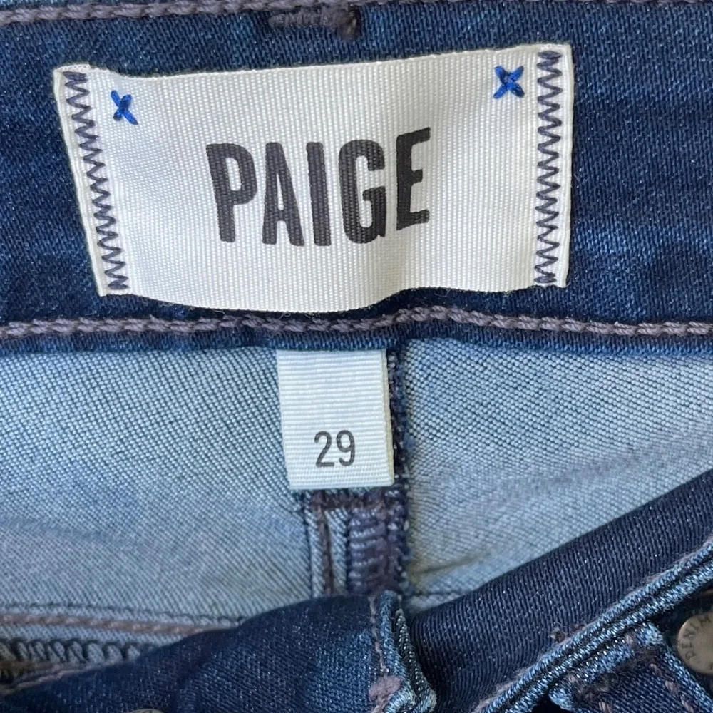Paige | Verdugo Mid Rise Sleek Skinny Transcend Denim Ankle Jeans - Picture 9 of 13